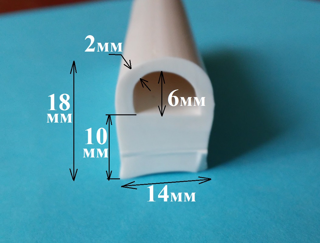 Термостойкий профиль силиконовый