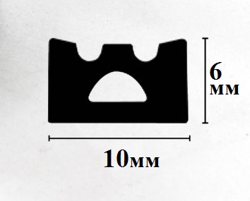 самоклеющийся резиновый уплотнитель