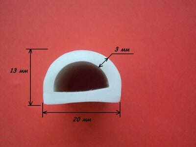  уплотнитель d образный термостойкий