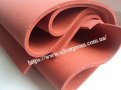Пориста силіконова гума Silverprom Пориста силіконова гума у листах