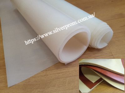 Гума силіконова термостійка в листах та рулонах Silverprom
