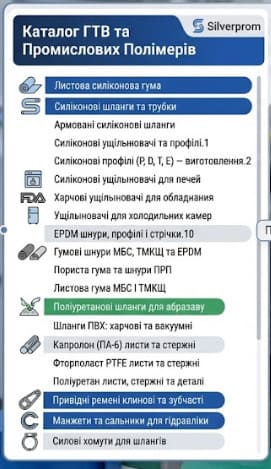Комплексні рішення з виробництва гумових, силіконових та EPDM ущільнювачів Silverprom