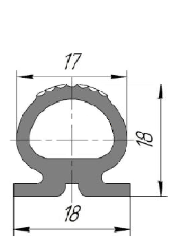 Уплотнитель 18х18мм