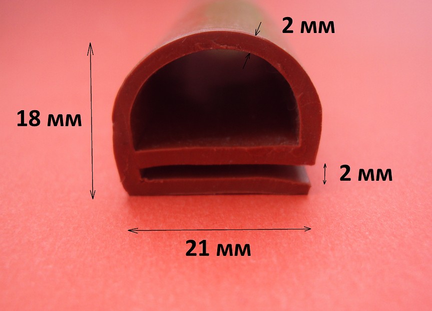 е-образные силиконовые профили