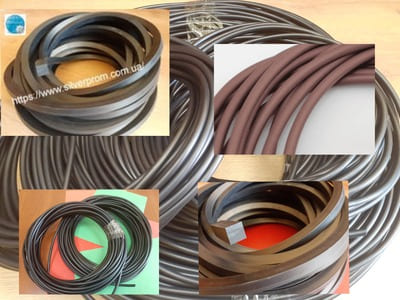 Резиновый шнур круглого сечения МБС и ТМКЩ Silverprom