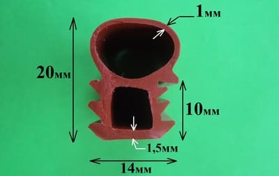  резиновый уплотнитель для ворот сушильных камер  