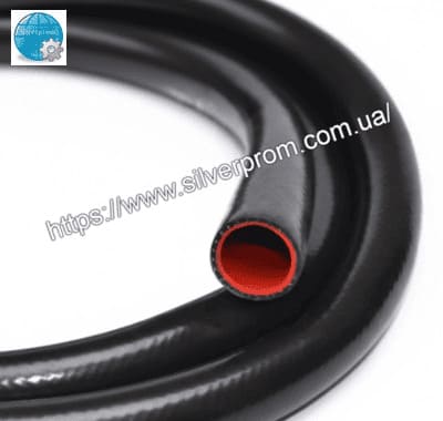 Армовані силіконові шланги Silverprom в розрізі