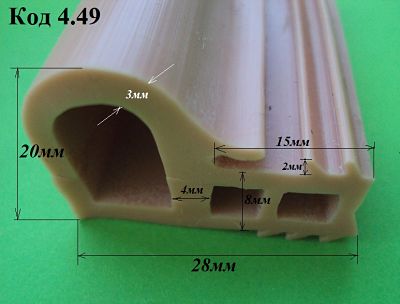   уплотнитель двери для печи Bongard 