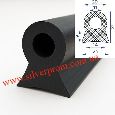 Уплотнитель EPDM Омега профиль для Холода и Промышленности