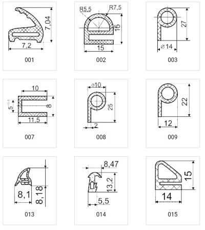 уплотнители термостойкие каталог 1