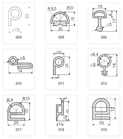уплотнители термостойкие каталог 2