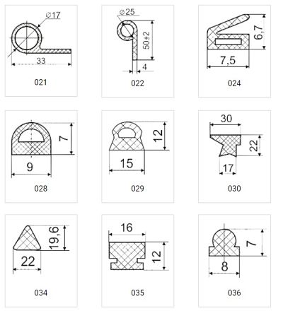 уплотнители термостойкие каталог 3