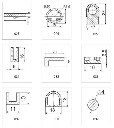 уплотнители термостойкие каталог 4