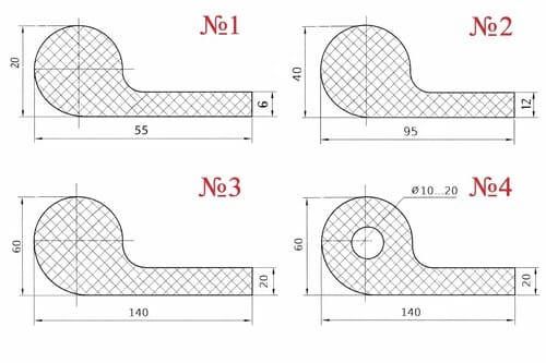 ущільнення для затворів гідротехнічних споруд