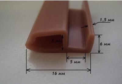 Силиконовые уплотнительные профили Заказать