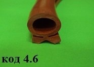 Термостойкий Уплотнитель Для Дверей Печи 20х15мм.38