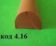 Купить D-образный Силиконовый Уплотнитель 13х20мм.57